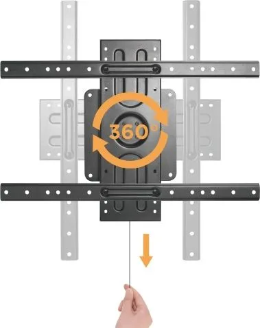 BRATECK επιτοίχια βάση τηλεόρασης LP69-46F , 37-80", έως 50kg — εικόνα 3
