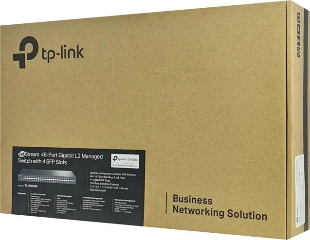 TP-LINK JetStream L2 managed switch TL-SG3452, 48-Port, 4x SFP, Ver 1.0 — εικόνα 3