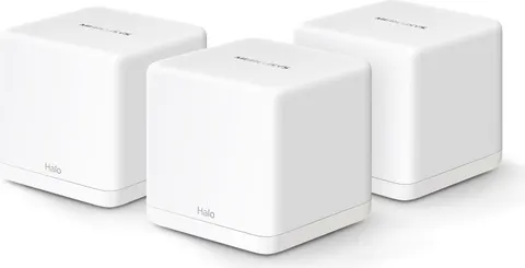 MERCUSYS Mesh WiFi 6 System Halo H60X, 1500Mbps Dual Band, 3τμχ, V.1.0