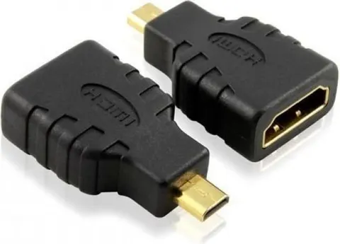 POWERTECH αντάπτορας micro HDMI σε HDMI ADA-H002, μαύρος