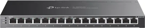 TP-LINK JetStream switch TL-SG2016P, 16-Port Gigabit, 8x PoE+, Ver. 1.0