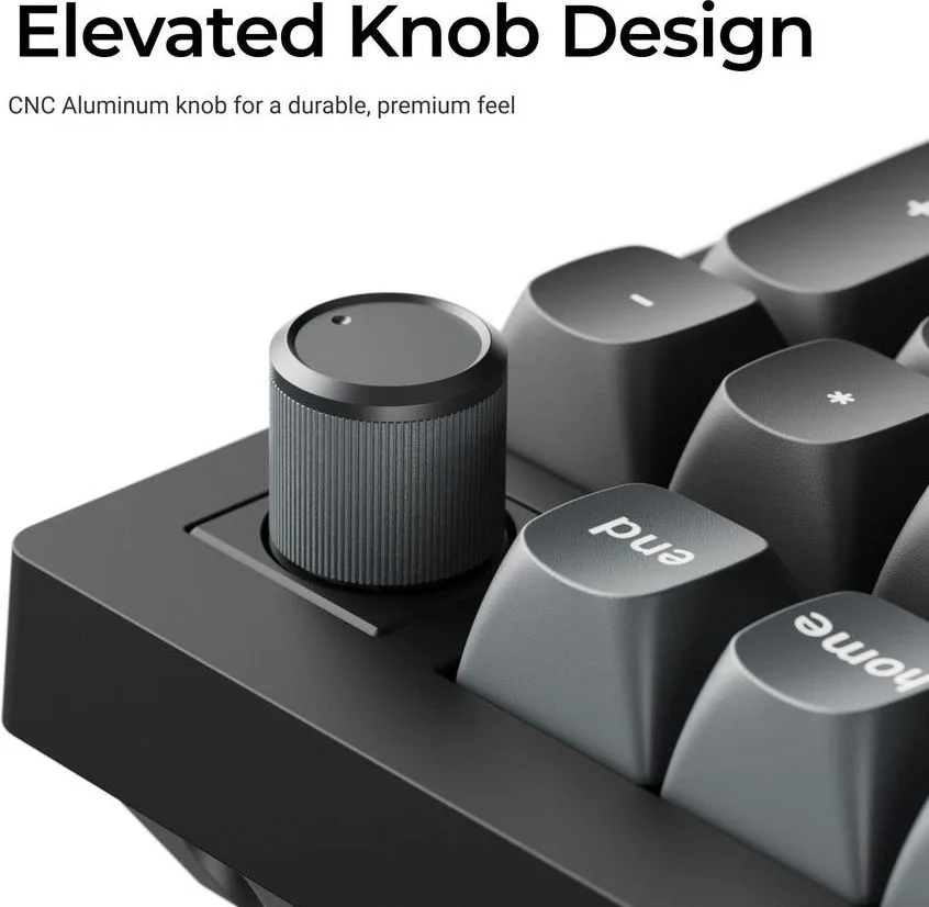 Keychron V5 Ultra (V5U-D4) QMK/VIA 8K Wireless Custom Mechanical Keyboard Banana Switch RGB 96% US — εικόνα 5