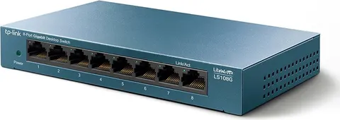 TP-LINK Desktop Switch LS108G, 8-port 10/100/1000Mbps, Ver. 1.0