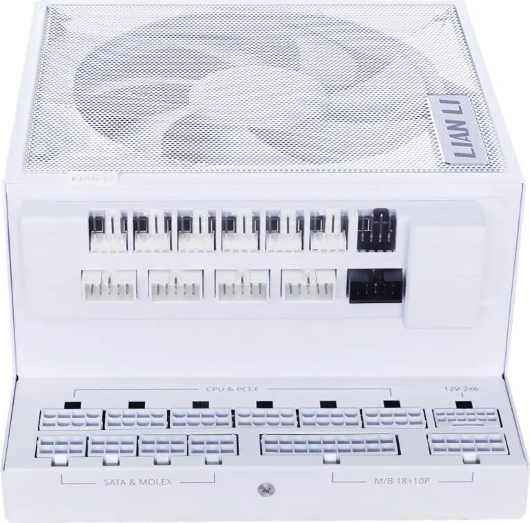 LIAN LI Edge 1200W White 80+ Gold (with USB HUB), Fully Modular ATX PSU — εικόνα 2
