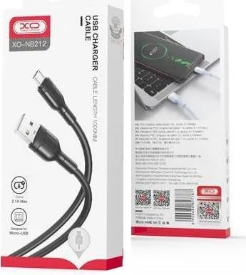 XO NB212 καλώδιο φόρτισης Lighting μαύρο — εικόνα 2