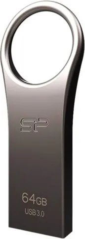 SILICON POWER USB Flash Drive Jewel 80, 64GB, USB 3.2, ασημί