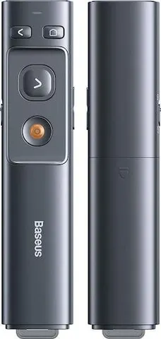 BASEUS Orange DOT, κόκκινο Laser ΥΠΟΔΕΙΞΗΣ ΠΑΡΟΥΣΙΑΣΕΩΝ, με πλήκτρα Slideshow, γκρι