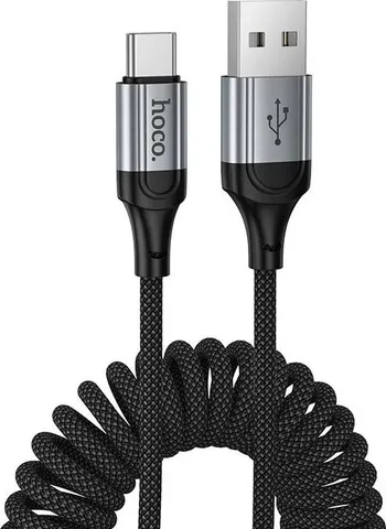 HOCO X121 Nuevo καλώδιο φόρτισης, Type-C, μαύρο
