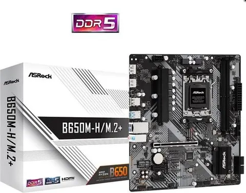 ASROCK B650M-H/M.2+ Motherboard Micro ATX με AMD AM5 Socket
