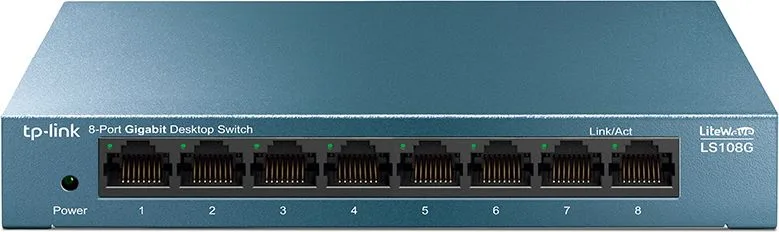 TP-LINK Desktop Switch LS108G, 8-port 10/100/1000Mbps, Ver. 1.0 — εικόνα 3
