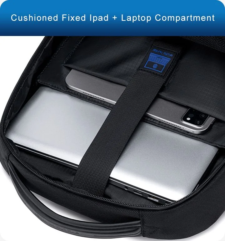 ARCTIC HUNTER τσάντα πλάτης B00671 με θήκη laptop 15.6", 16L, γκρι — εικόνα 6