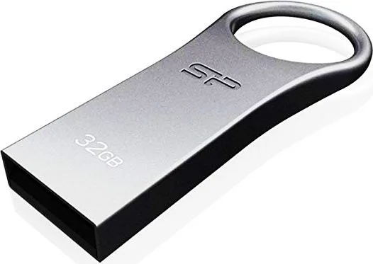 SILICON POWER USB Flash Drive Firma F80, 32GB, USB 2.0, ασημί — εικόνα 4