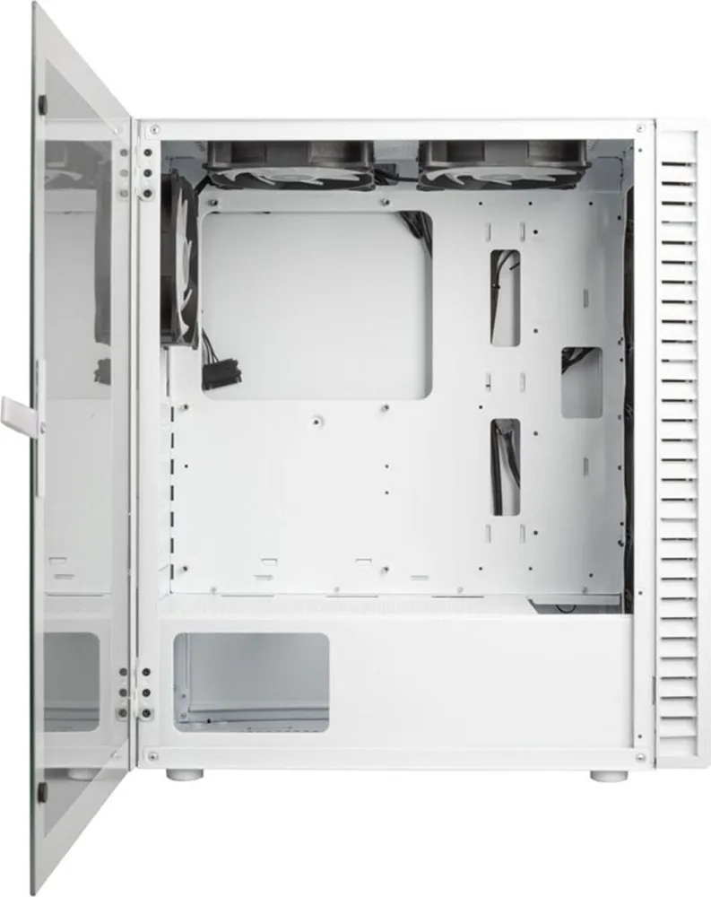 Kolink Observatory HF Glass ARGB Midi Tower Case - White (with 6 ARGB fans - 3x140mm & 3x120mm ) — εικόνα 5
