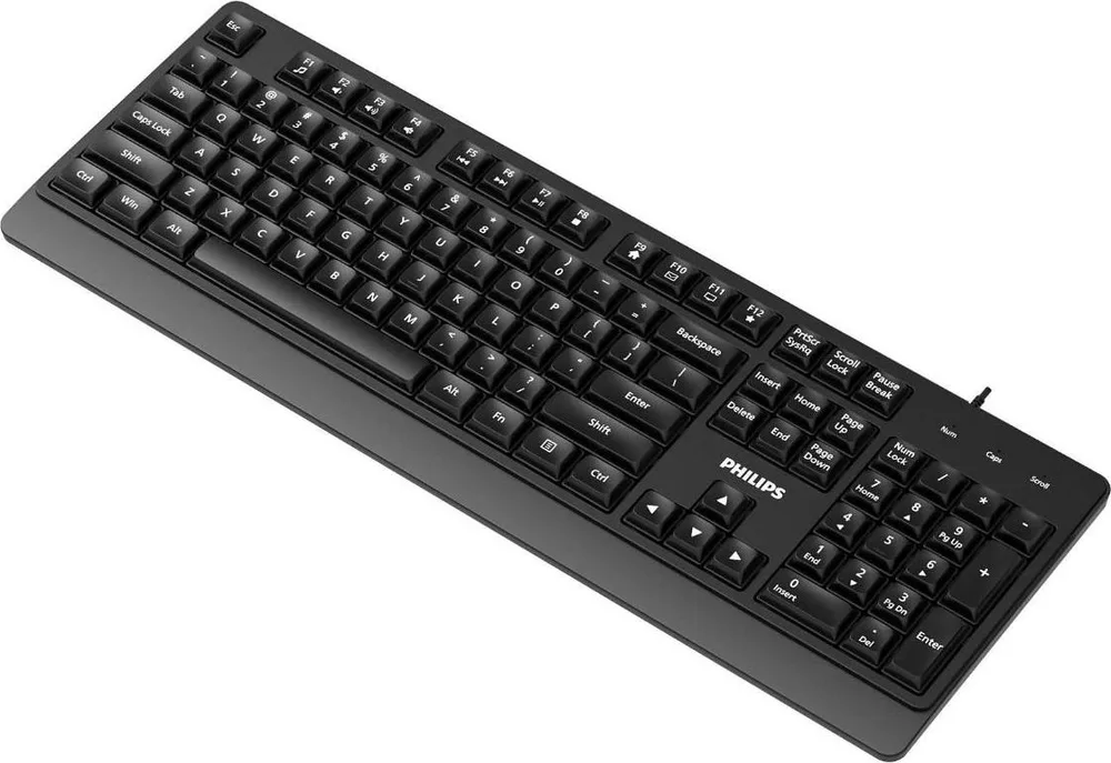 PHILIPS SPK6247 ενσύρματο πληκτρολόγιο, μαύρο — εικόνα 4