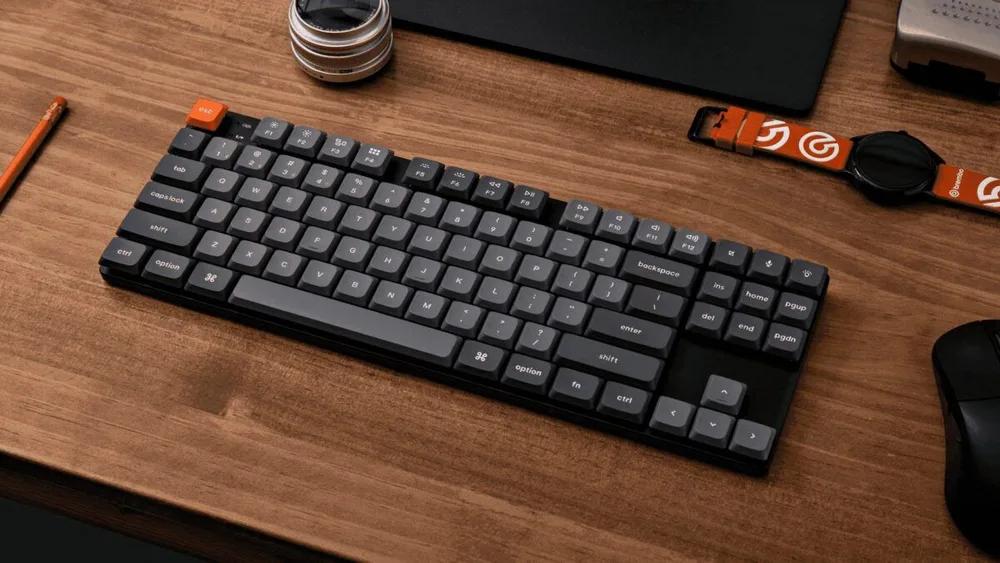 Keychron K1 Max (K1M-H1) ANSI 80% TKL Black Full Assembled Red Switch RGB Hot-Swap Wired Low Profile — εικόνα 7