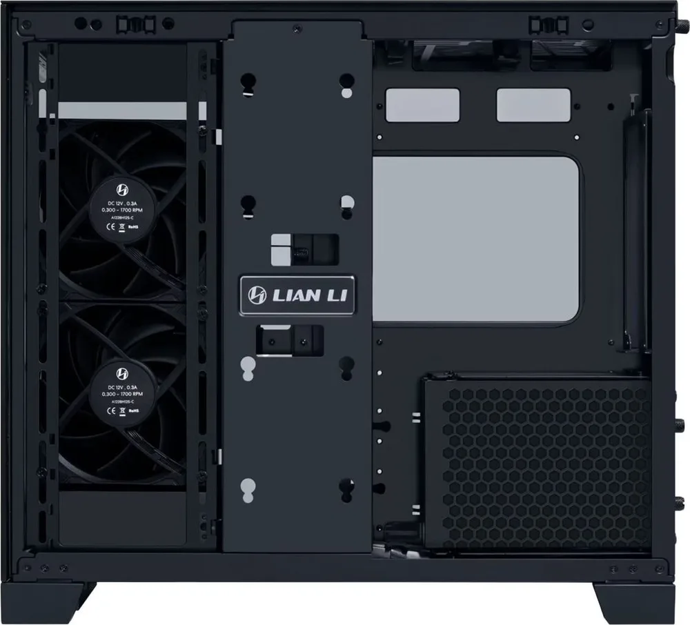 LIAN LI O11D Mini V2 Flow Black - ATX PC Gaming Case - 5x Fans - Improved Airflow - GPU Support Brac — εικόνα 5
