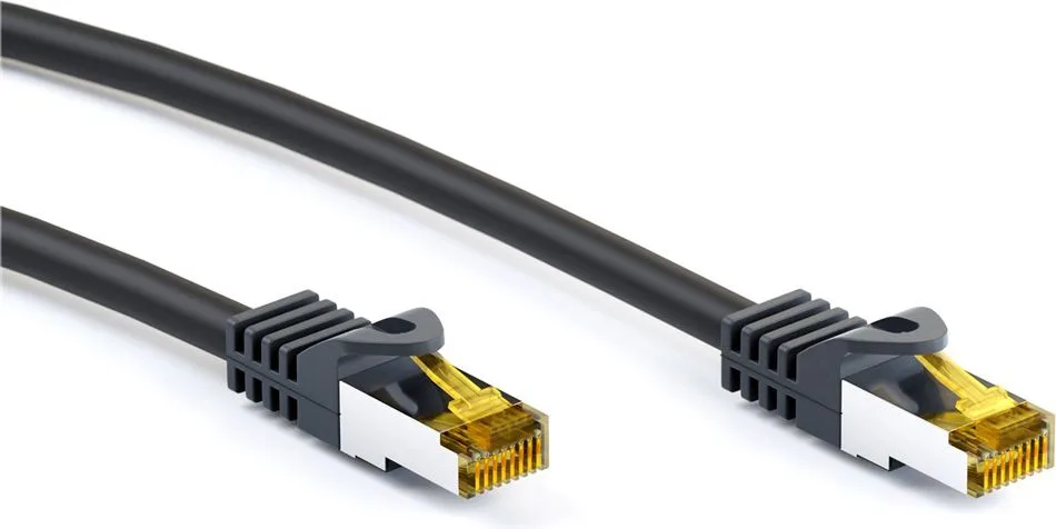 GOOBAY καλώδιο δικτύου 91599, CAT 7 S/FTP, 500MHz, CU, 1.5m, μαύρο — εικόνα 2