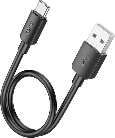 HOCO X96 καλώδιο φόρτισης και δεδομένων Hyper Type-C, 27W, 0.25m, μαύρο