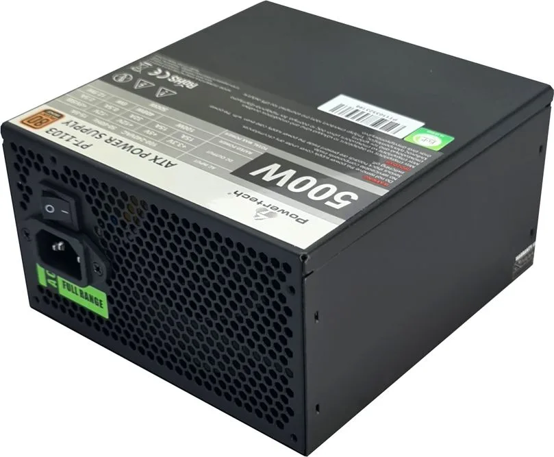 POWERTECH τροφοδοτικό για PC PT-1103, 80Plus Bronze, 500W ATX, 140mm Fan — εικόνα 8