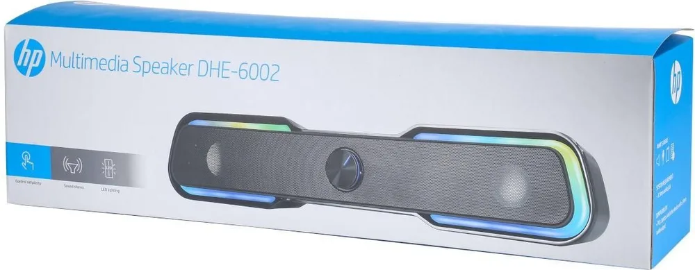 HP μπάρα ήχου DHE-6002 USB με LED — εικόνα 2