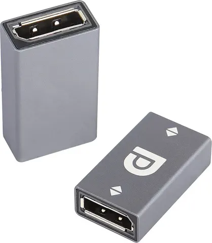 POWERTECH αντάπτορας DisplayPort PT-1643, 8K/60Hz, 32.4 Gbps, γκρι