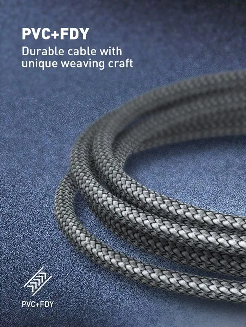 LDNIO καλώδιο Lightning σε USB-C LC111, 30W PD, 1m, γκρι — εικόνα 4