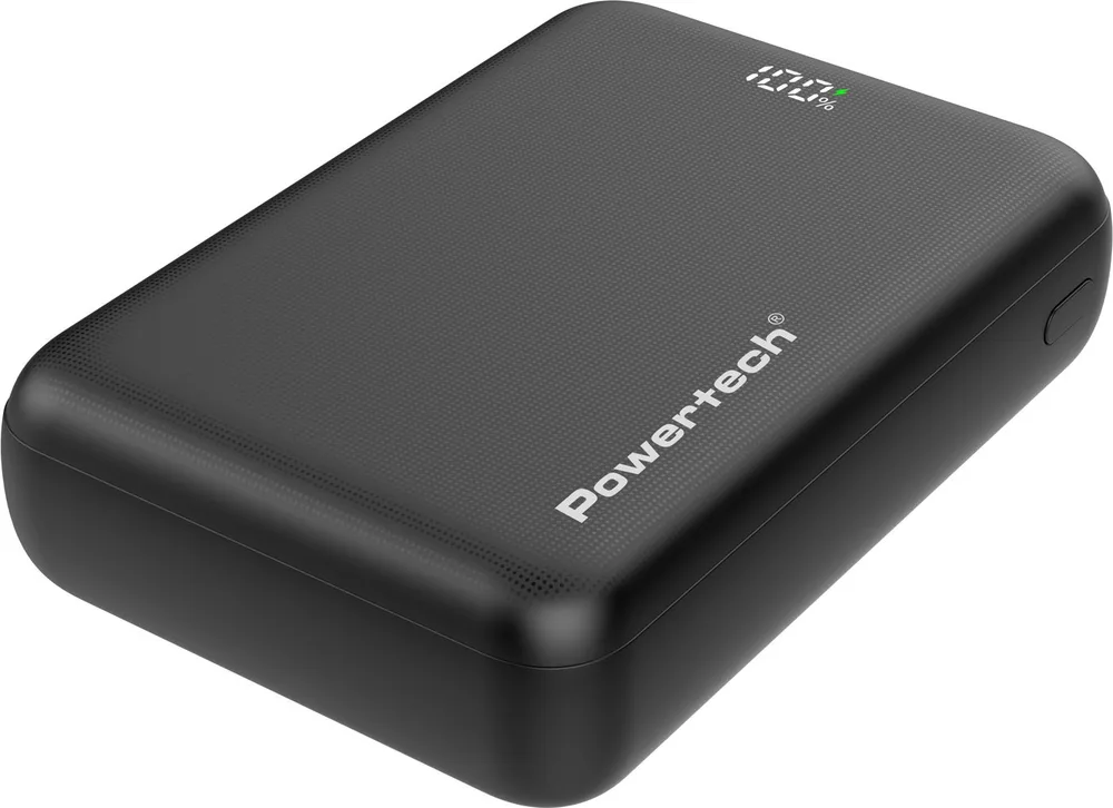 POWERTECH power bank PT-1503 με οθόνη, 20000mah, 22.5W, μαύρο — εικόνα 3