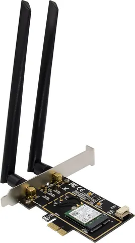 POWERTECH κάρτα επέκτασης PCIe ST718, AC7260 Dual-Band Wireless