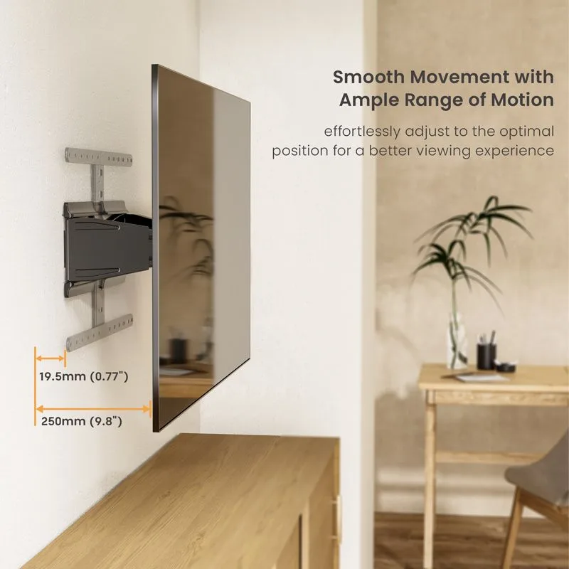 BRATECK επιτοίχια βάση τηλεόρασης LPA79-464, 43-90", έως 50kg, full motion — εικόνα 5