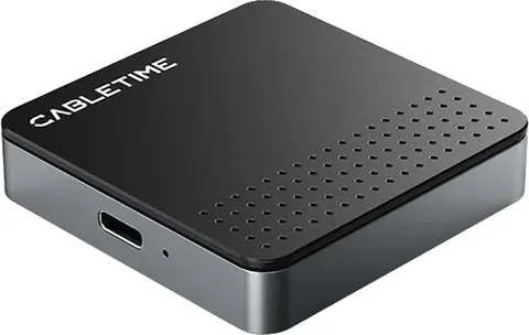 CABLETIME θήκη για M.2 NVME SSD CT-SSD04-AG, μαγνητική, 10Gbps, γκρι