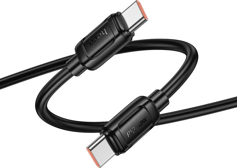 HOCO X115 Surpass καλώδιο φόρτισης, 240W, Type-C, 1M, μαύρο — εικόνα 3