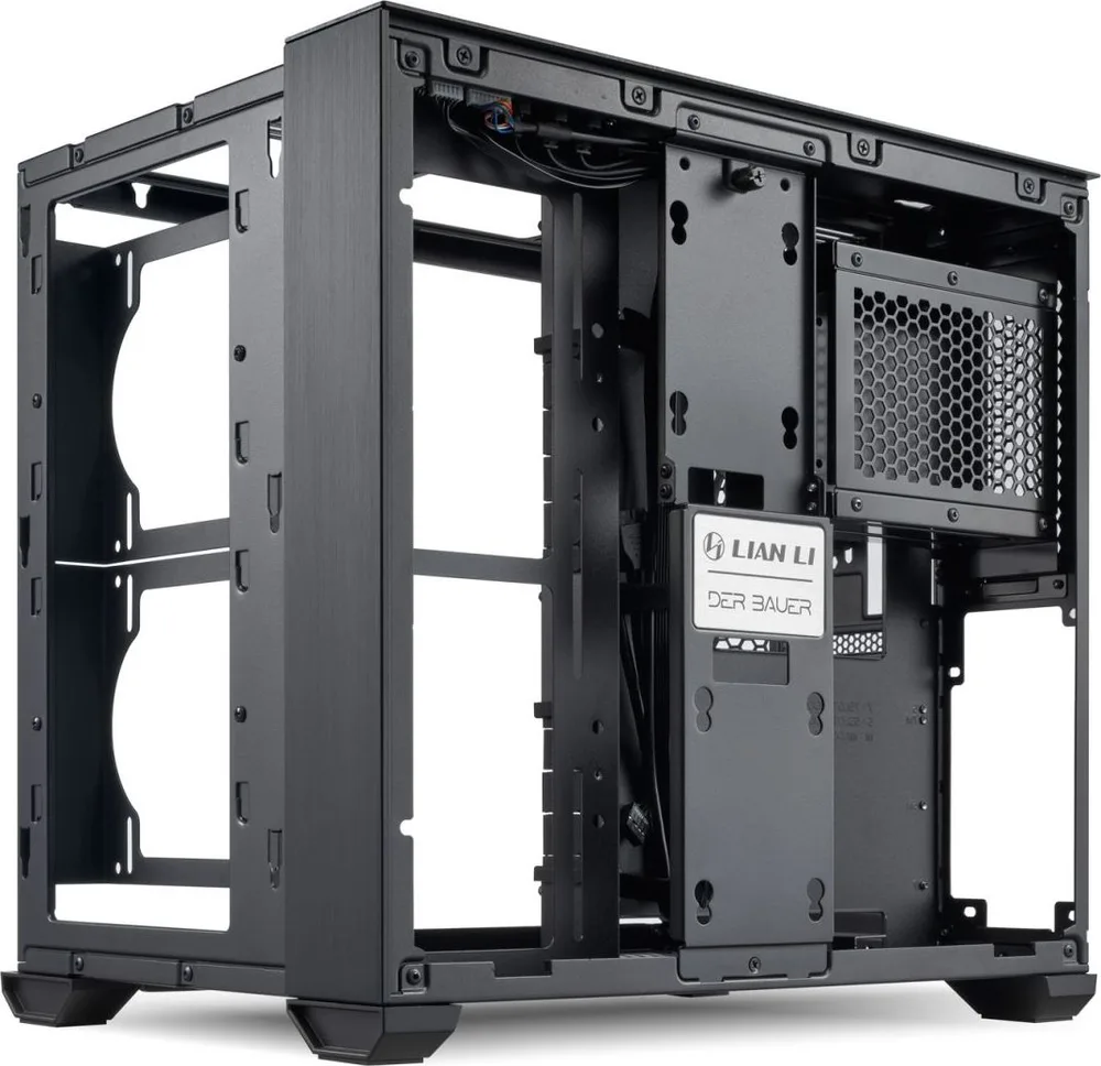 LIAN LI O11 AIR MINI Black PC Case ATX / M-ATX with 3 standard Fans (front 120mmx2, rear 120mmx1) Me — εικόνα 7