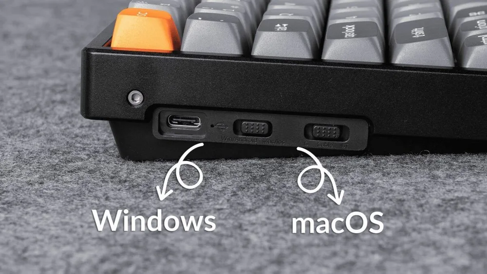 Keychron K2 Max (K2M-J3) QMK Wireless Mechanical Keyboard Brown Switch (Hot-Swap) 75% Us Layout — εικόνα 3
