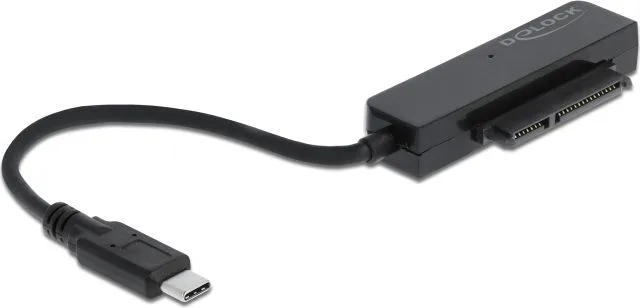 DELOCK αντάπτορας USB-C σε SATA 64084 με θήκη για 2.5" HDD/SSD, 6Gbps — εικόνα 4