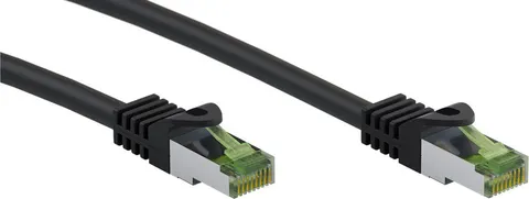 GOOBAY καλώδιο δικτύου 61097, CAT 8.1 S/FTP, copper, LSZH, 7.5m, μαύρο