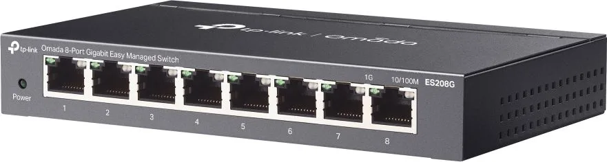 TP-LINK easy managed switch ES208G, 8x Gigabit θύρες, V1.0 — εικόνα 4