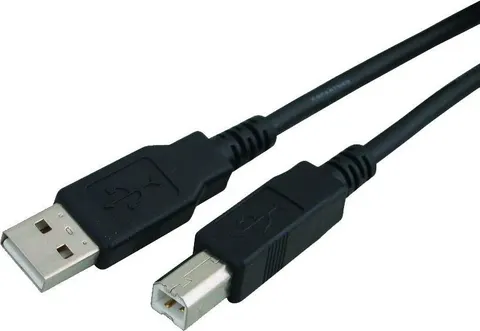 POWERTECH καλώδιο USB σε USB Type B CAB-U050, copper, 3m, μαύρο