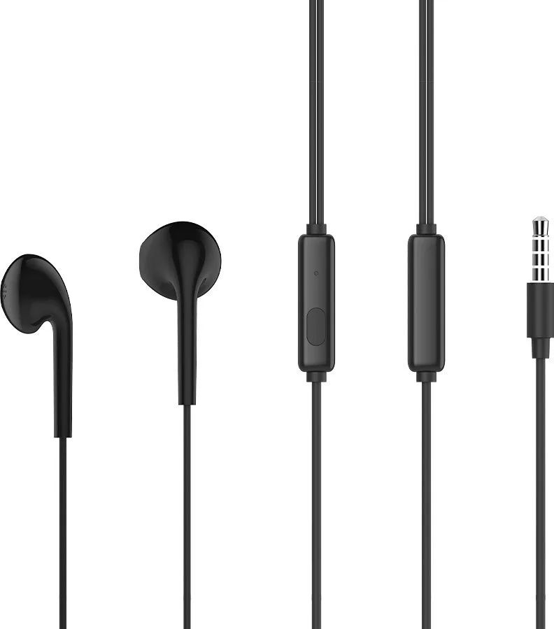 CELEBRAT earphones με μικρόφωνο G12, 3.5mm σύνδεση, Φ14.2mm, 1.2m, μαύρο — εικόνα 2