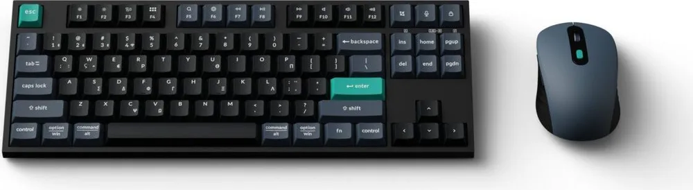 Keychron B33 Combo (KCBD1-GR) Wireless Keyboard and Mouse 80% GR Layout Black-Green — εικόνα 2