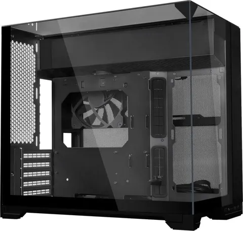 LIAN LI O11 Vision-M Black - Micro-ATX / Mini-ITX - w/ 140mm Fan - 360mm AIO Support - PC Case