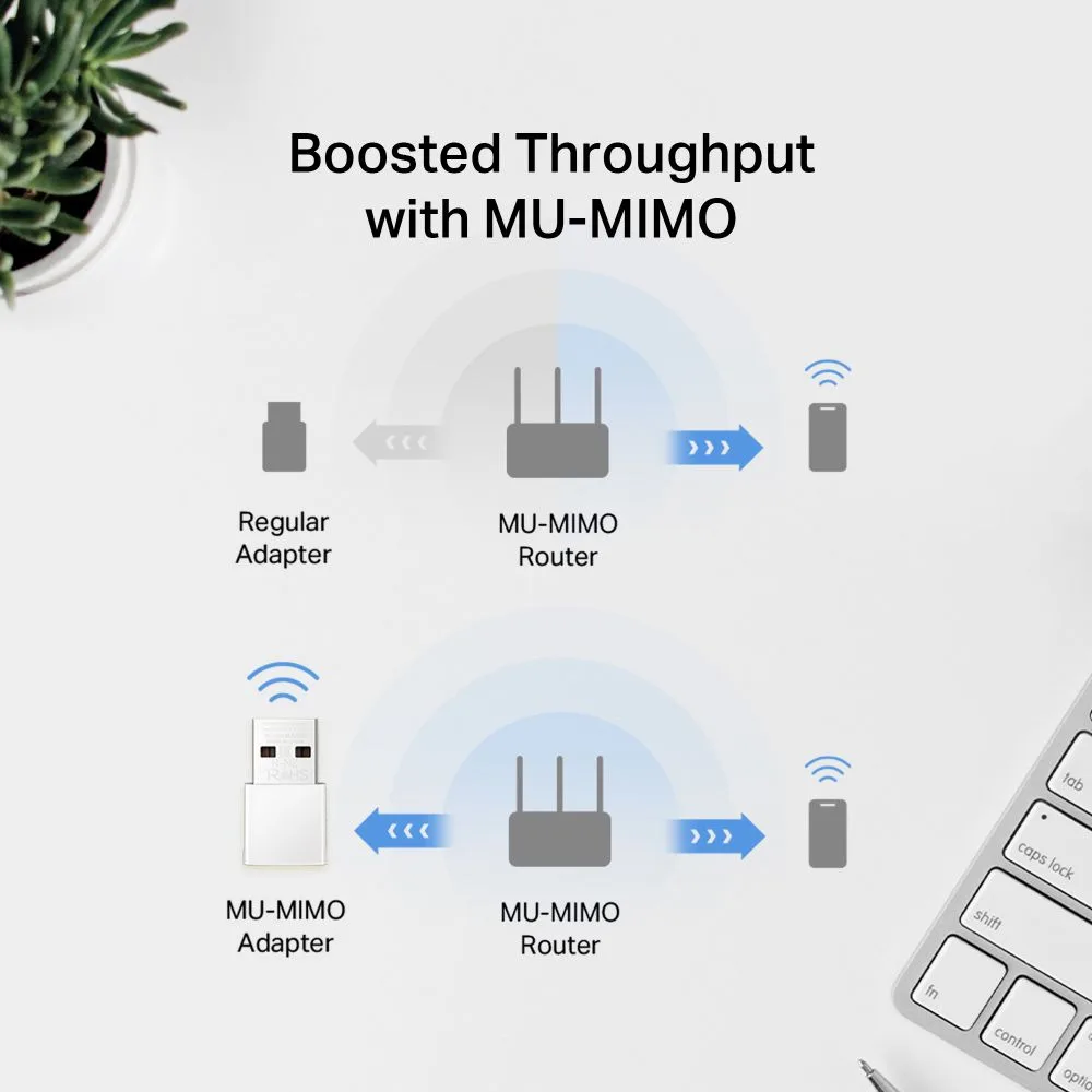 MERCUSYS ασύρματος USB αντάπτορας δικτύου MA30N, AC1300, Ver 1.0 — εικόνα 4