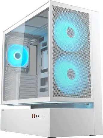 Cougar Midi Tower Case, CFV235, ARGB, Mesh, White