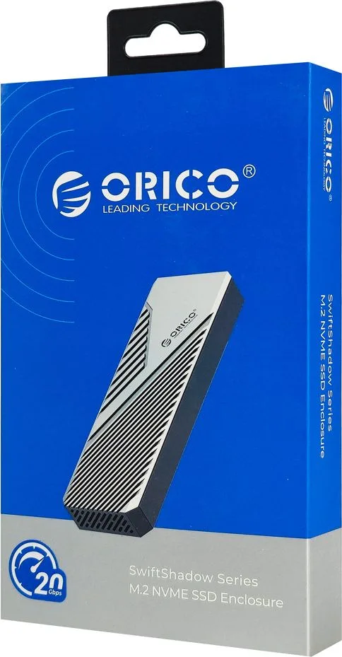 ORICO θήκη για M.2 NVME SSD CNM2-G20, 20Gbps, γκρι — εικόνα 7