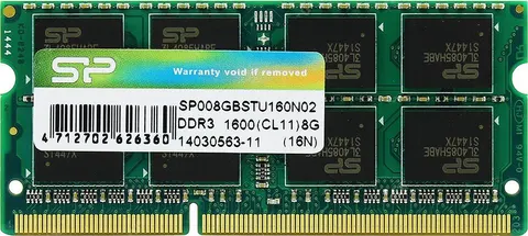 SILICON POWER Μνήμη RAM DDR3 Sodimm, 8GB, 1600MHz, CL11