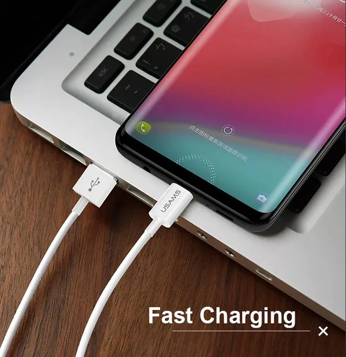 USAMS καλώδιο USB-C σε USB US-SJ285, 2A, 1m, λευκό — εικόνα 4