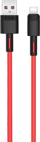 XO NB-Q166 5A καλώδιο φόρτισης Fast Charging Type-C κόκκινο