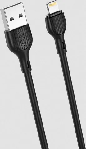 XO NB200 καλώδιο φόρτισης 2.1A Lightning, μαύρο, 2m