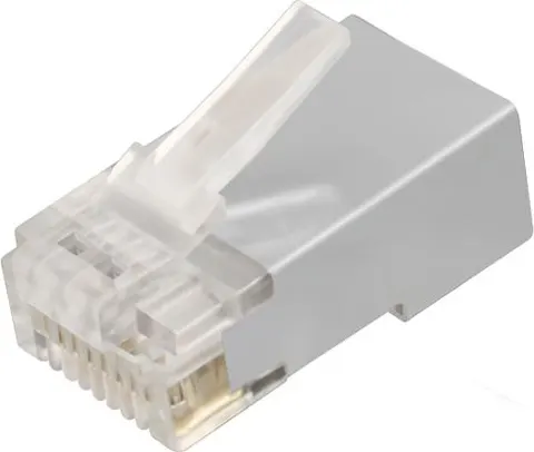 POWERTECH βύσμα RJ45 Cat 6a CAB-N321, μεταλλικό, 8p8cs, 50τμχ