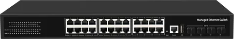 Cudy GS5024S4 24-PORT Layer 3 Managed Gigabit Switch With 4 10G SFP Slots