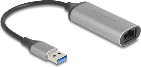 DELOCK αντάπτορας δικτύου 81571, USB, 5Gbps Ethernet, ασημί